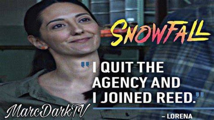 Does lorena die in snowfall?
