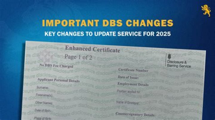 Has the dbs process changed?