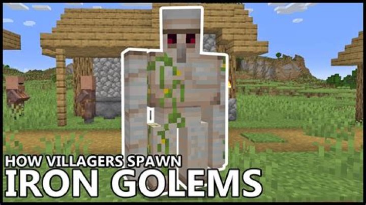 How iron golem spawn?