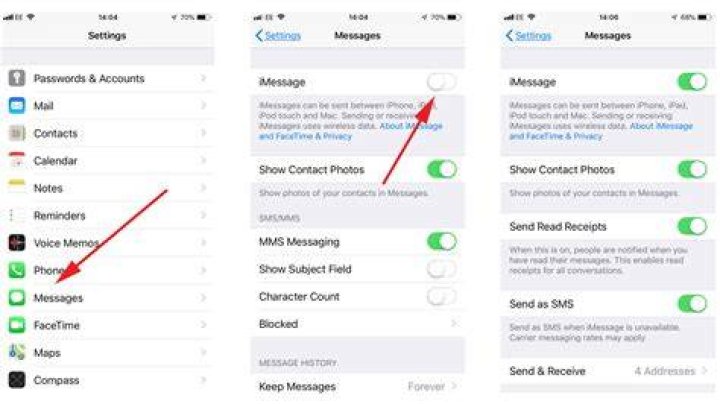 How to enable imessage?