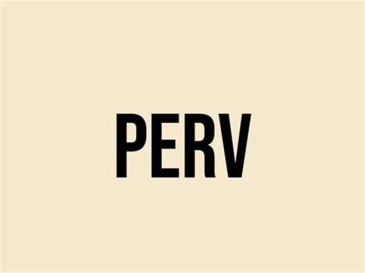 What does perv mean?