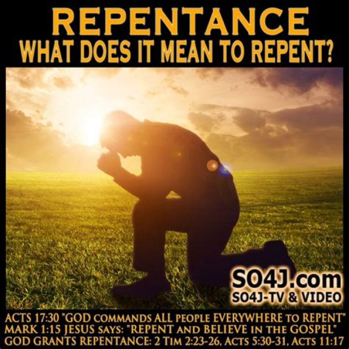 What does repentance mean?